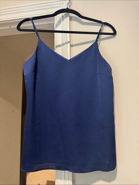 Banana Republic Navy V-Neck Spaghetti Strap Cami